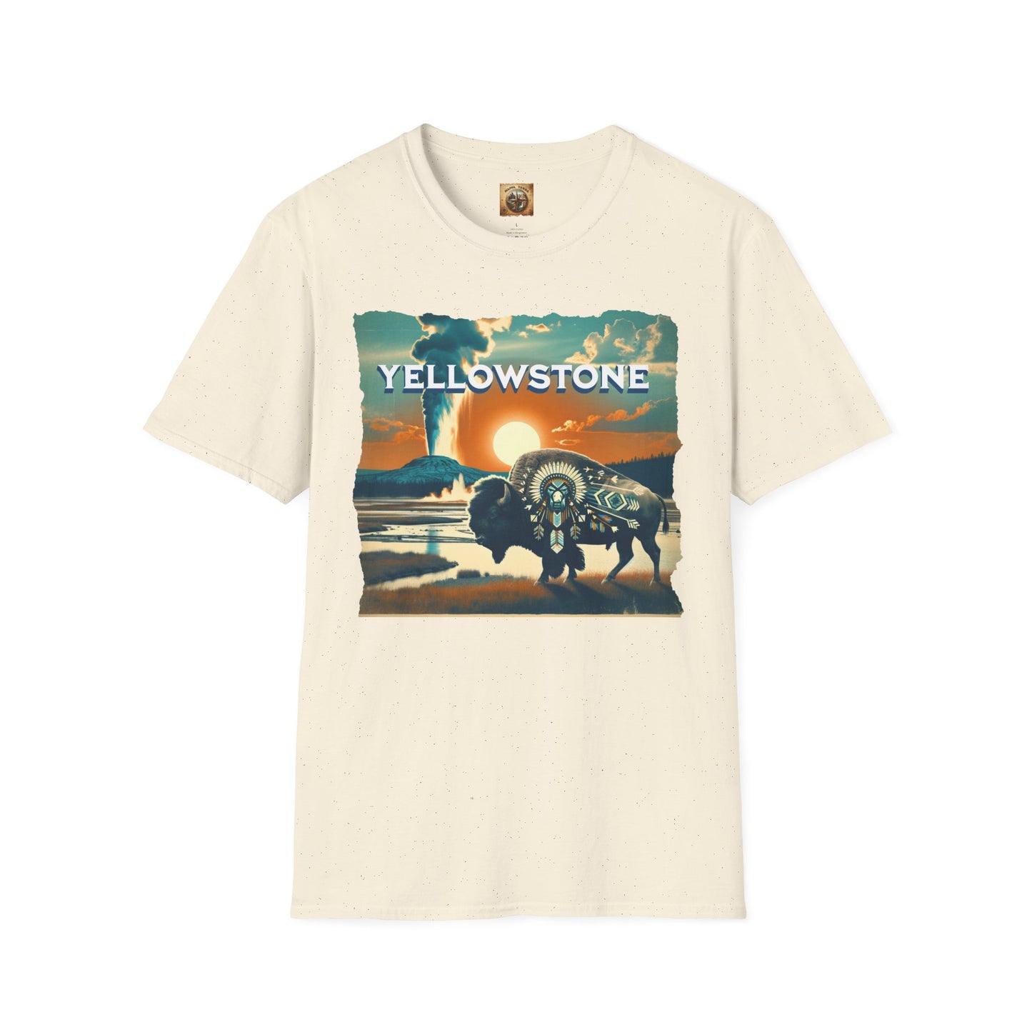 Yellowstone National Park Vintage Graphic T-Shirt | Unisex Softstyle Tee for Nature Lovers | Perfect for Hiking, Travel, and Gifts