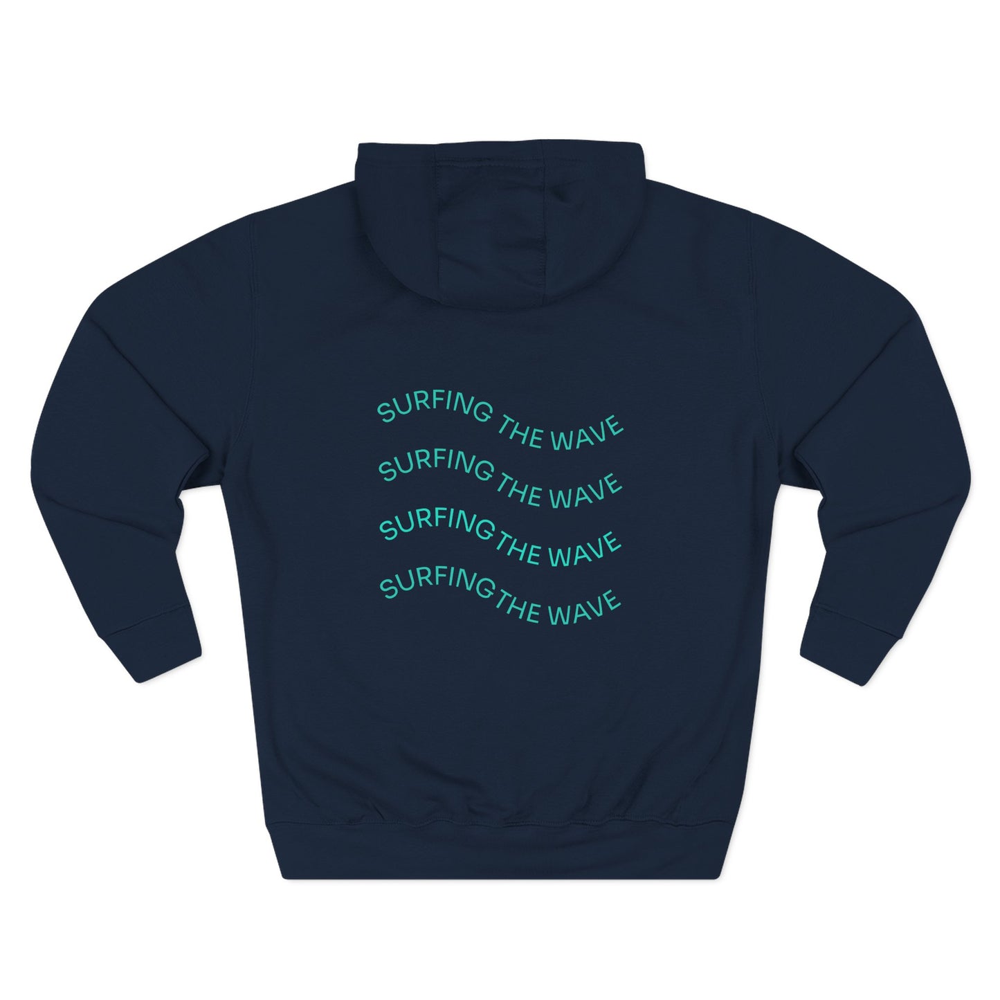 Maui Whale and Ocean-Inspired Three-Panel Fleece Hoodie - Perfect for Beach Lovers, Gift for Surfers, Casual Comfort, Gift for Dad, Gift for Whale Lover
