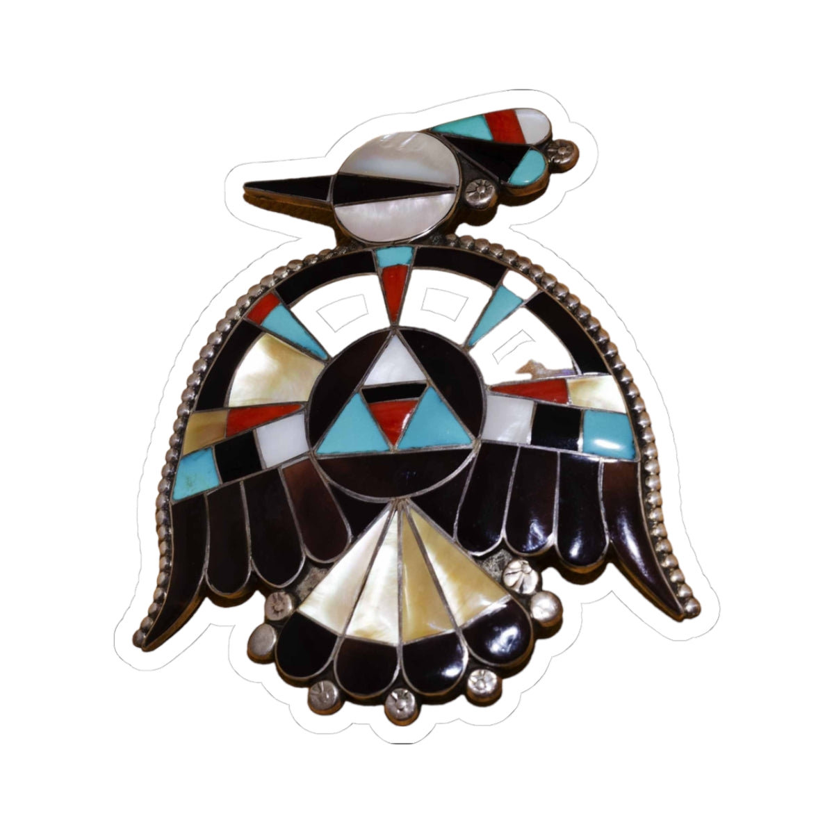 Thunderbird Sticker - Tribal Decor, Thunderbird Lover Gift, Laptop Stickers, Phone Sticker, Dive Gear Sticker, Waterproof Art, Laptop Decor