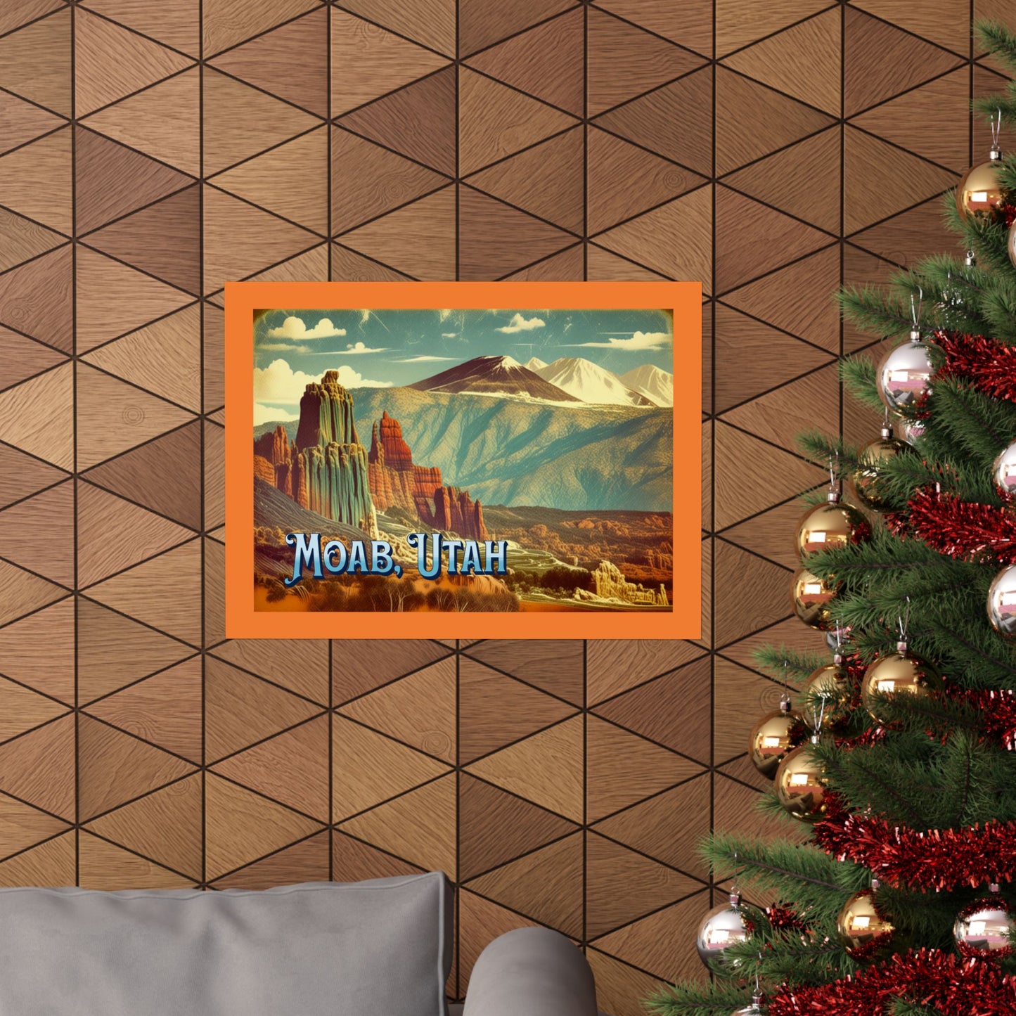 Moab, Utah Matte Horizontal Posters, Vintage Travel Decor, Wall Art, Gift for Nature Lovers, Home Decoration, Adventure Wall Art