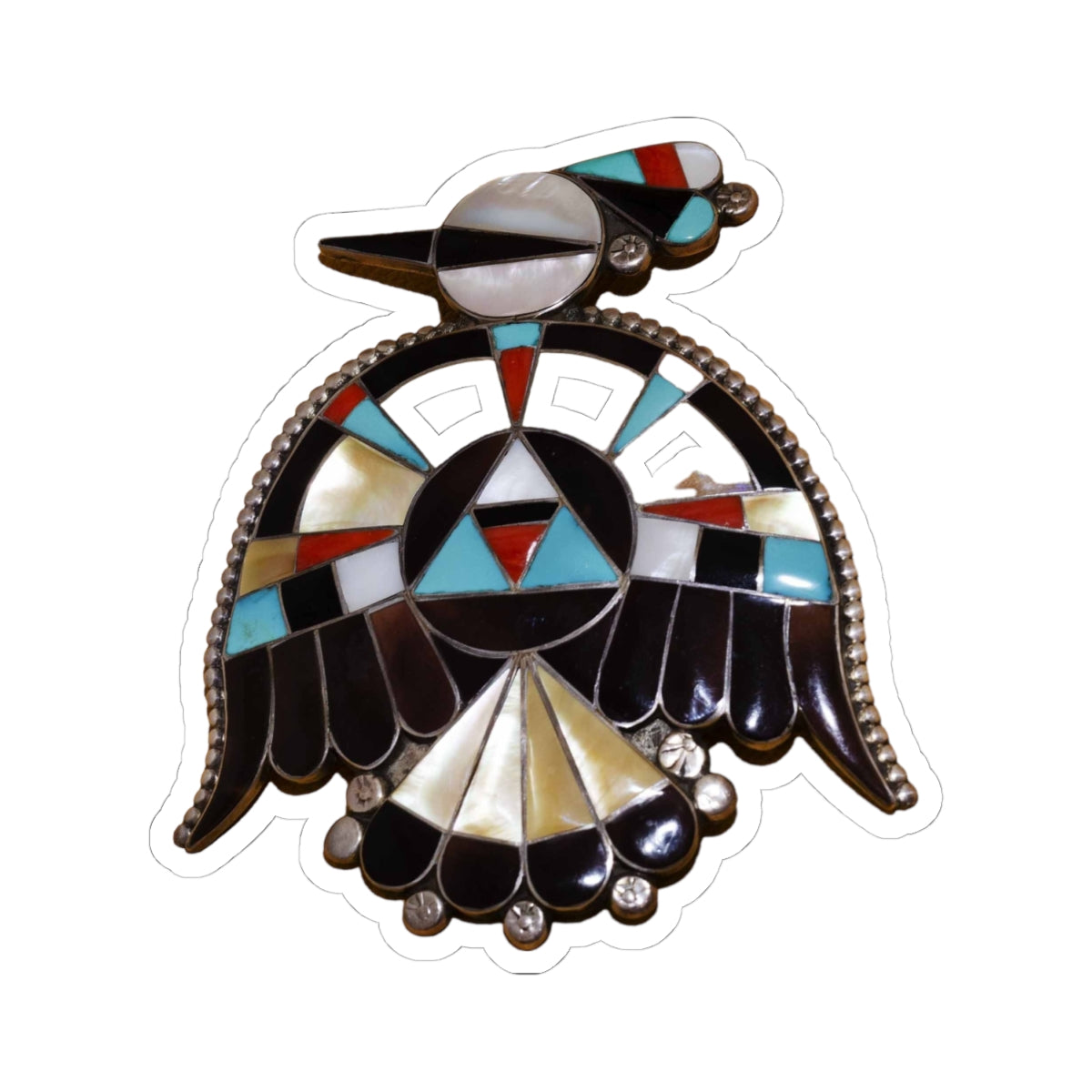 Thunderbird Sticker - Tribal Decor, Thunderbird Lover Gift, Laptop Stickers, Phone Sticker, Dive Gear Sticker, Waterproof Art, Laptop Decor