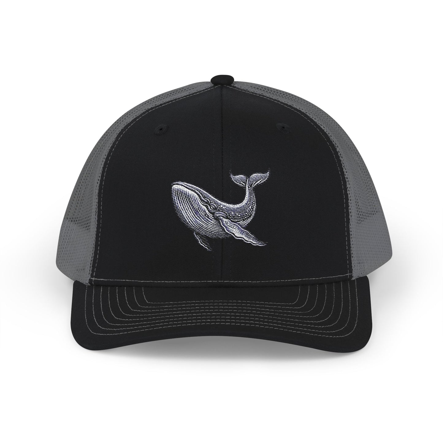Embroidered Humpback Whale Trucker Cap