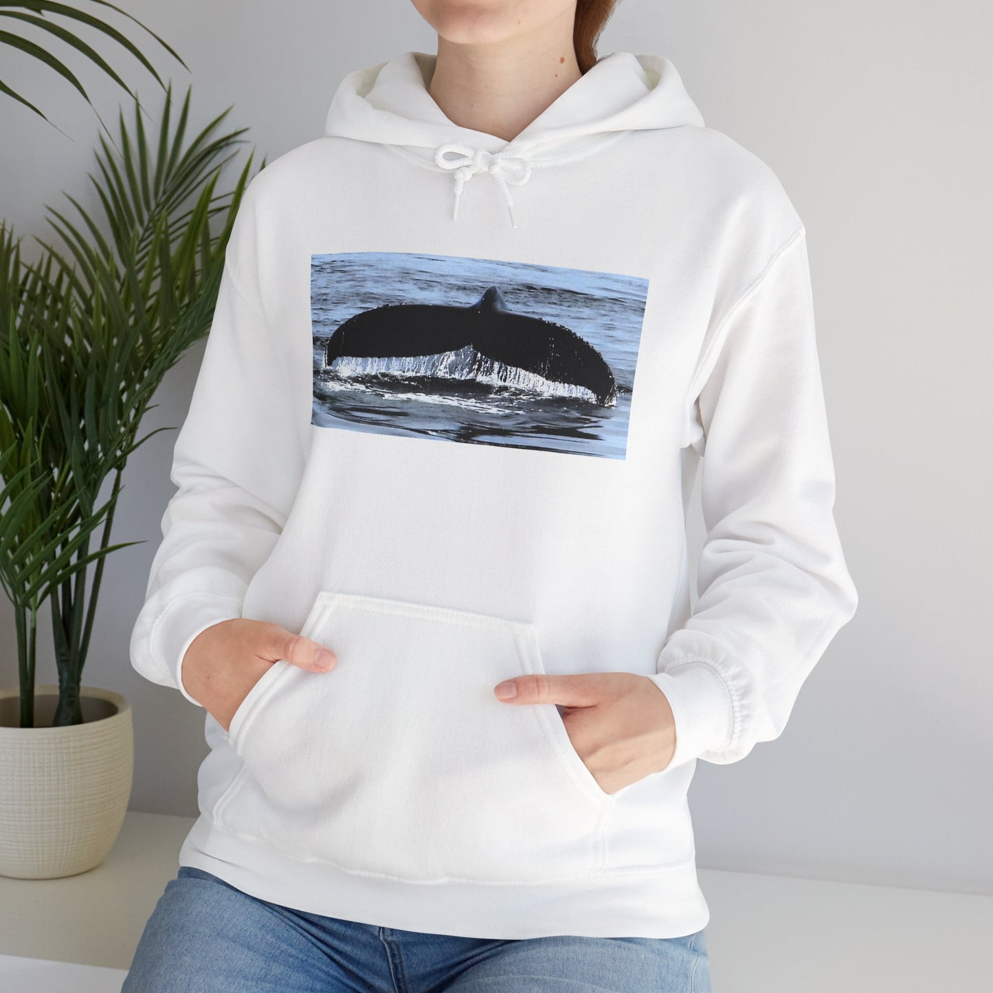 Whale Tail Graphic Unisex Hoodie – Ocean Lover Apparel