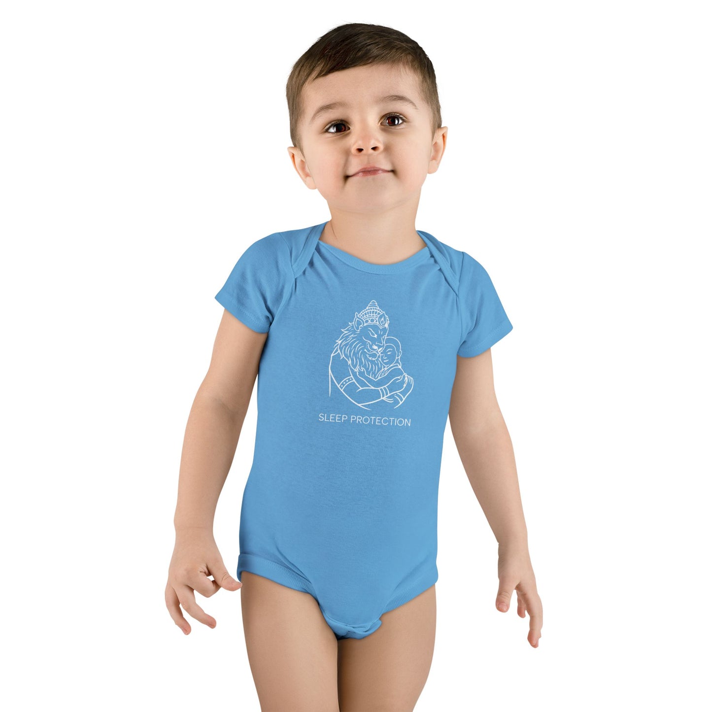 Sweet Dreams Baby Onesie – Pastel Bird Nursery Bodysuit Sleep Protection