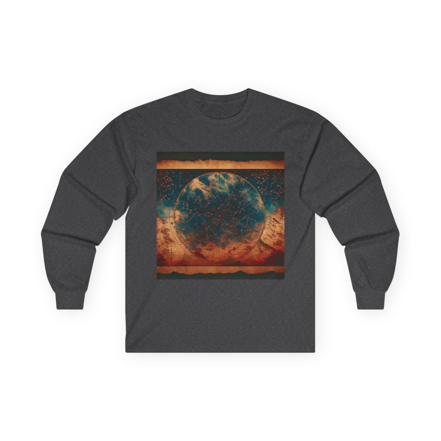 Cosmic Vibes Long Sleeve Tee - Unisex Tee for Stargazers, Space Lovers, Gift for Astronomy Enthusiasts, Casual Wear, Cosmic Art Shirt