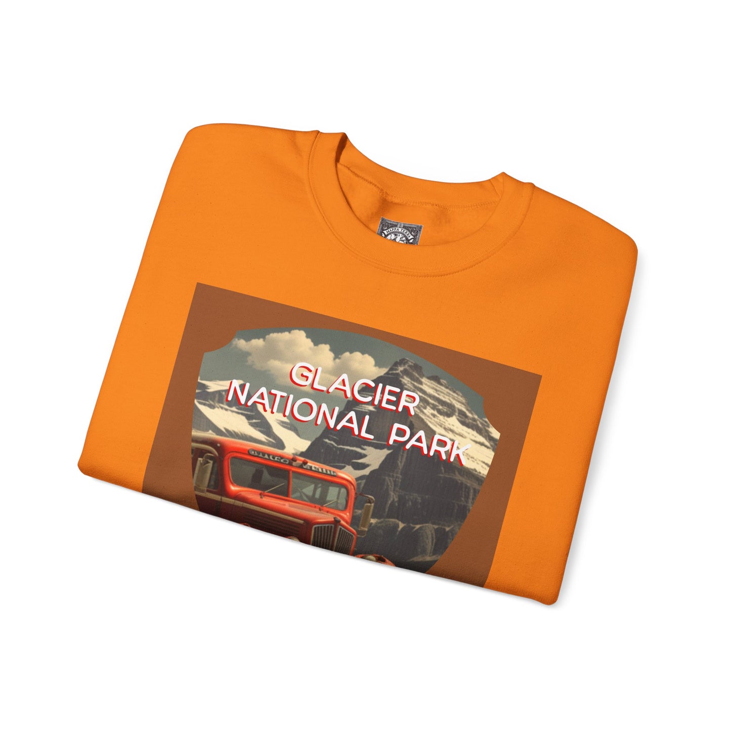 Vintage Tour Bus Sweatshirt - Glacier National Park