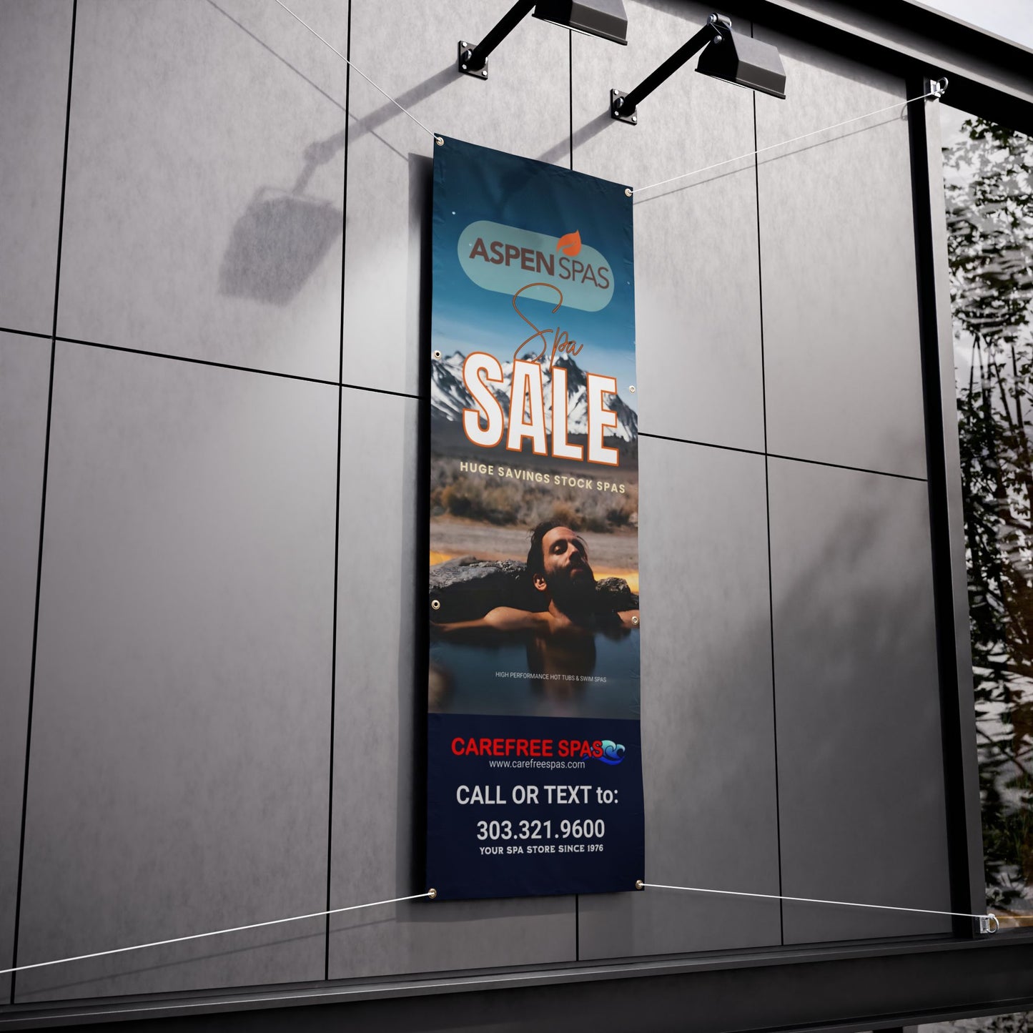 Customizable Vinyl Banner for Events, Business Promotions, Holiday Celebrations, Trade Shows, Advertising Displays