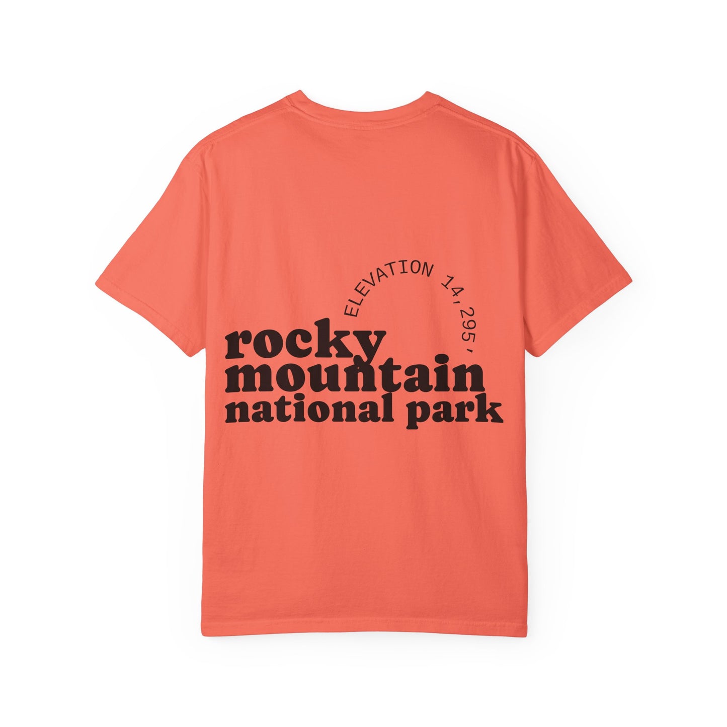 Nature-Inspired Unisex T-Shirt: Rocky Mountain Park Design, Eco-Friendly Tee, Gift for Outdoors Lovers, Hiking Apparel, Summer Wear