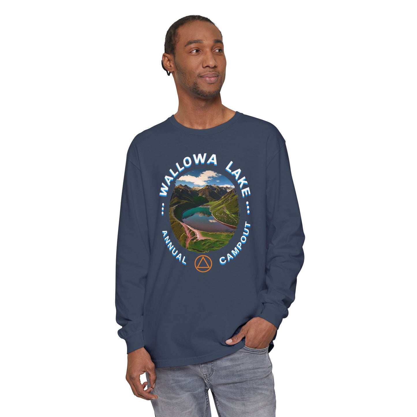 Customizable Lake Annual Campout Long Sleeve Tee | Camping Shirt, Outdoor Apparel, Nature Lover Gift, Unisex T-Shirt, Summer Camp Collectible