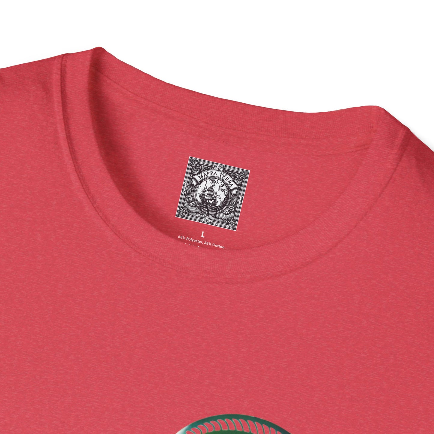 Colorful Tribal Tattoo Style Big Horn Sheep Ram Graphic T-Shirt, Stylish Animal Tee, Unisex Softstyle Shirt, Casual Wear, Birthday Gift, Zodiac Fashion