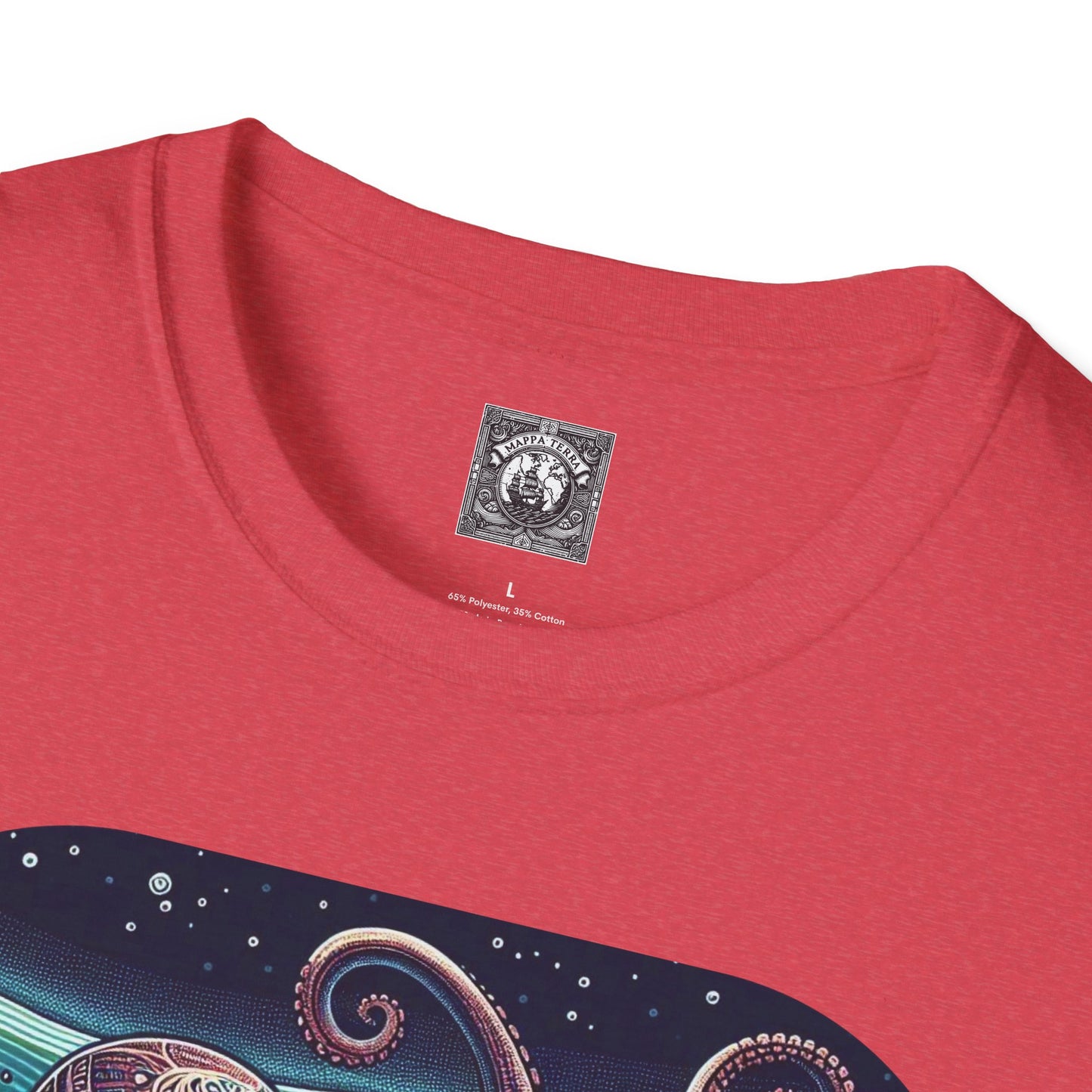 Ocean-Inspired Octopus Unisex Softstyle T-Shirt