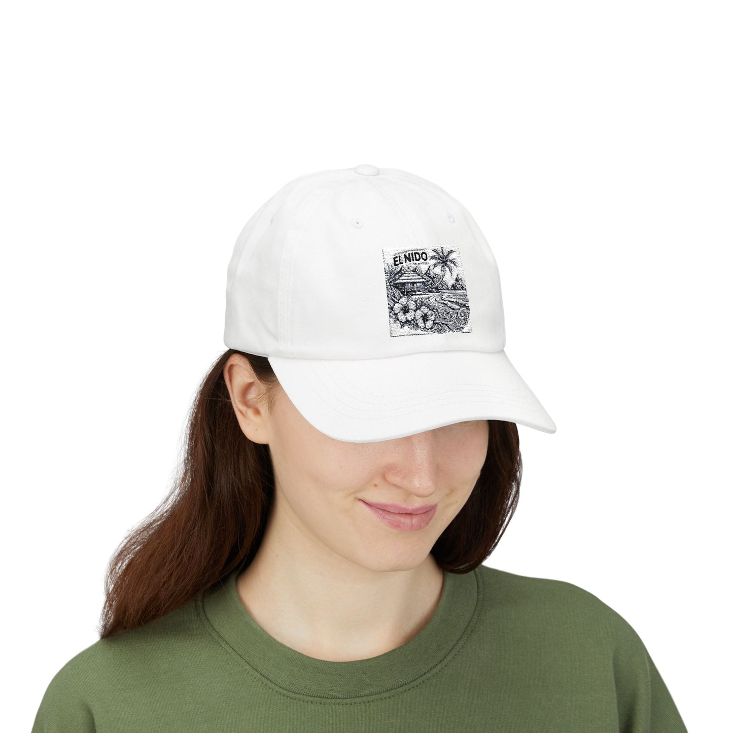 El Nido Palawan Classic Dad Cap - Casual Beach-Style Hat for Relaxed Summer Vibes