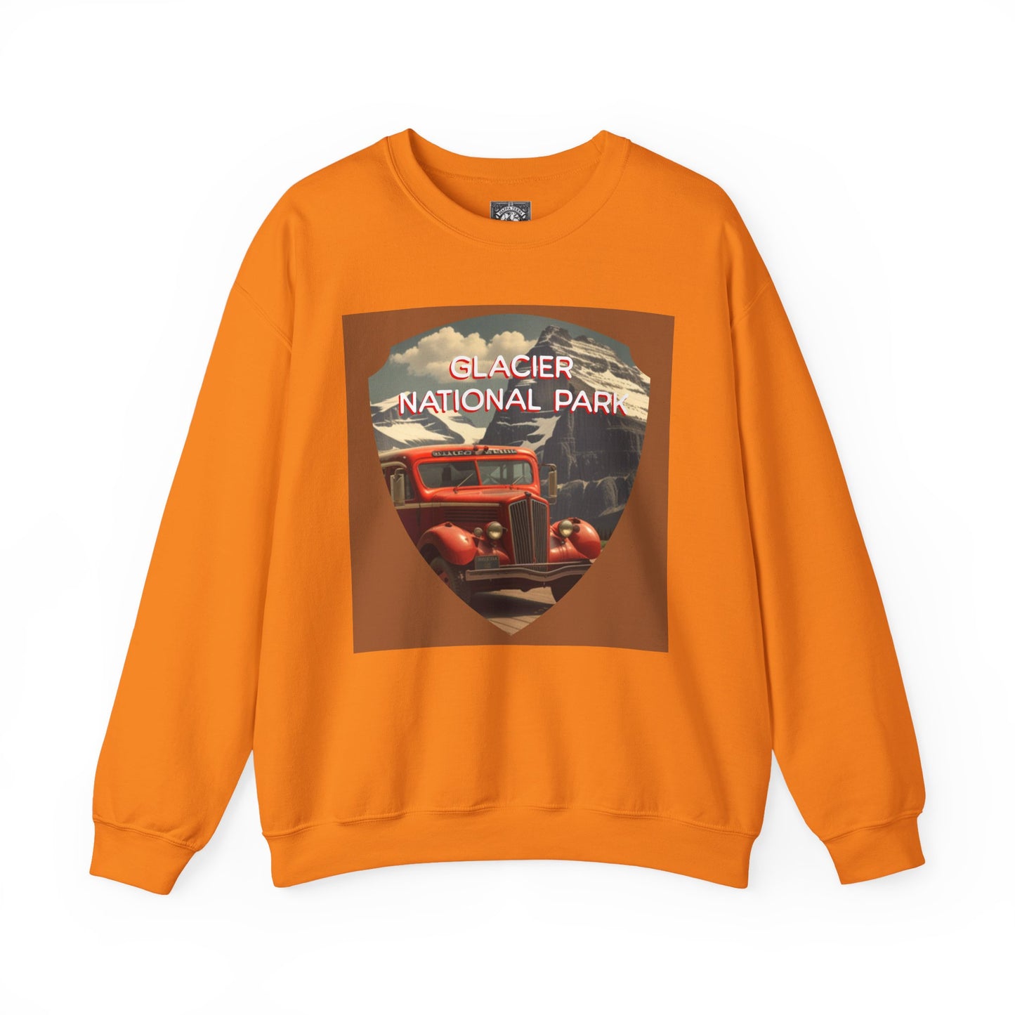 Vintage Tour Bus Sweatshirt - Glacier National Park