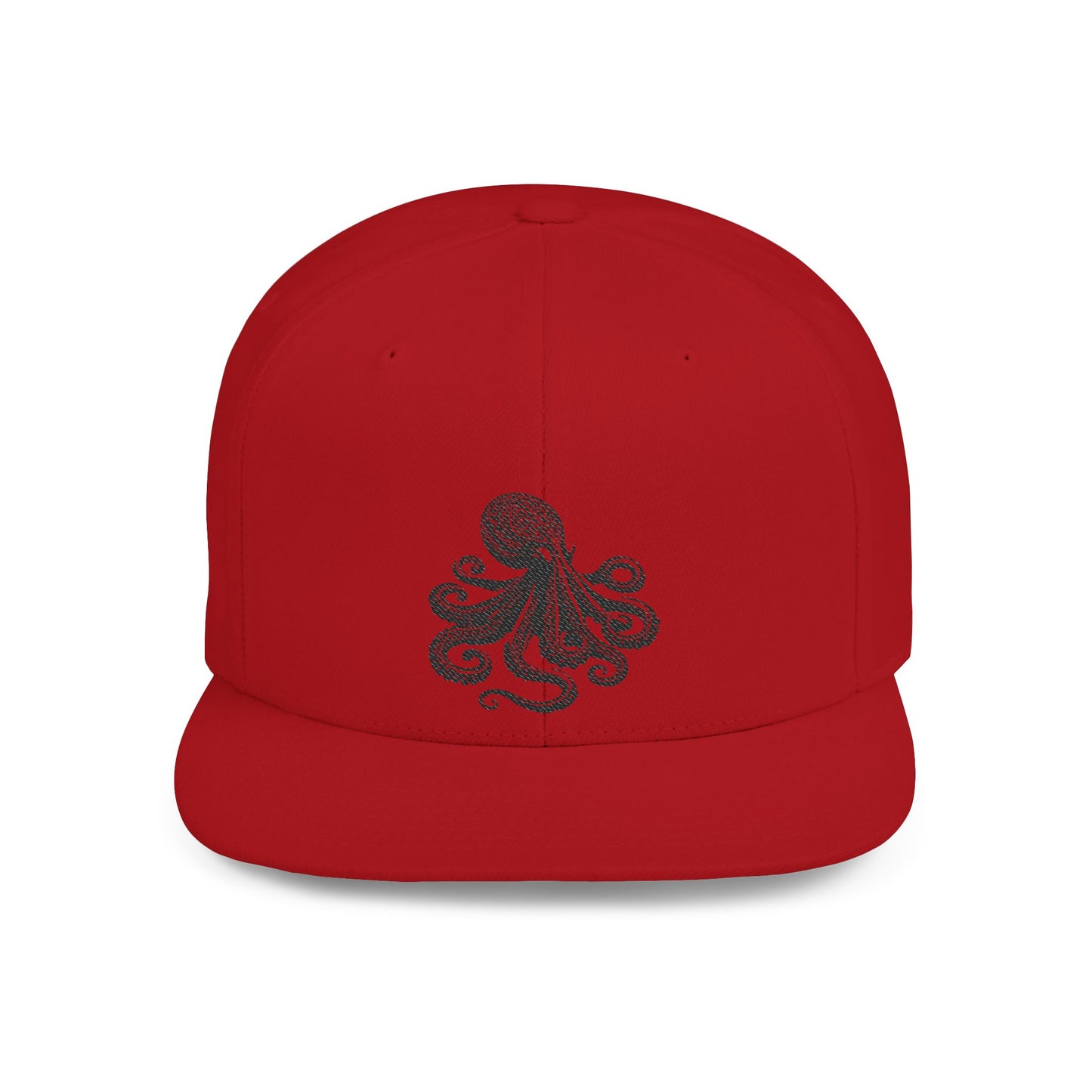 Snapback Cap - Tribal Octopus Tattoo Design for Hip Ballcap Trendy Octopus Lover Gift