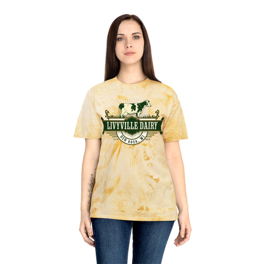 Colorful Dairy Farm T-Shirt, Vibrant Vintage Tee, Casual Wear, Gifts for Farm Lovers, Retro Style Apparel, Everyday Comfort