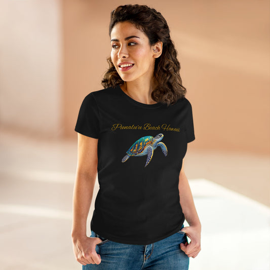 Sea Turtle Graphic Tee - Hawaii, Casual Beachwear, Summer Top, Gift for Nature Lovers, Vacation Outfit