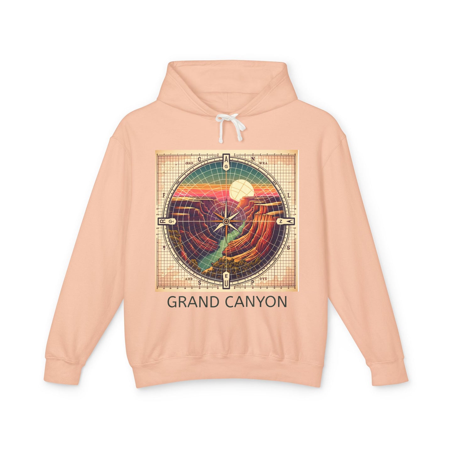 Grand Canyon Unisex Lightweight Hooded Sweatshirt
