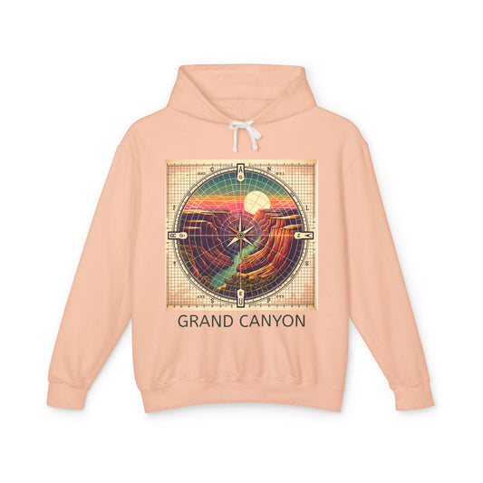Grand Canyon Unisex Lightweight Hooded Sweatshirt