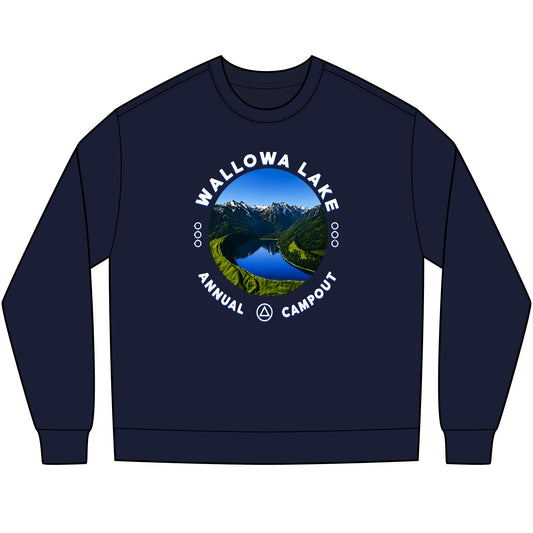Customizable Lake Campout Long Sleeve Tee — Annual Campout Graphic