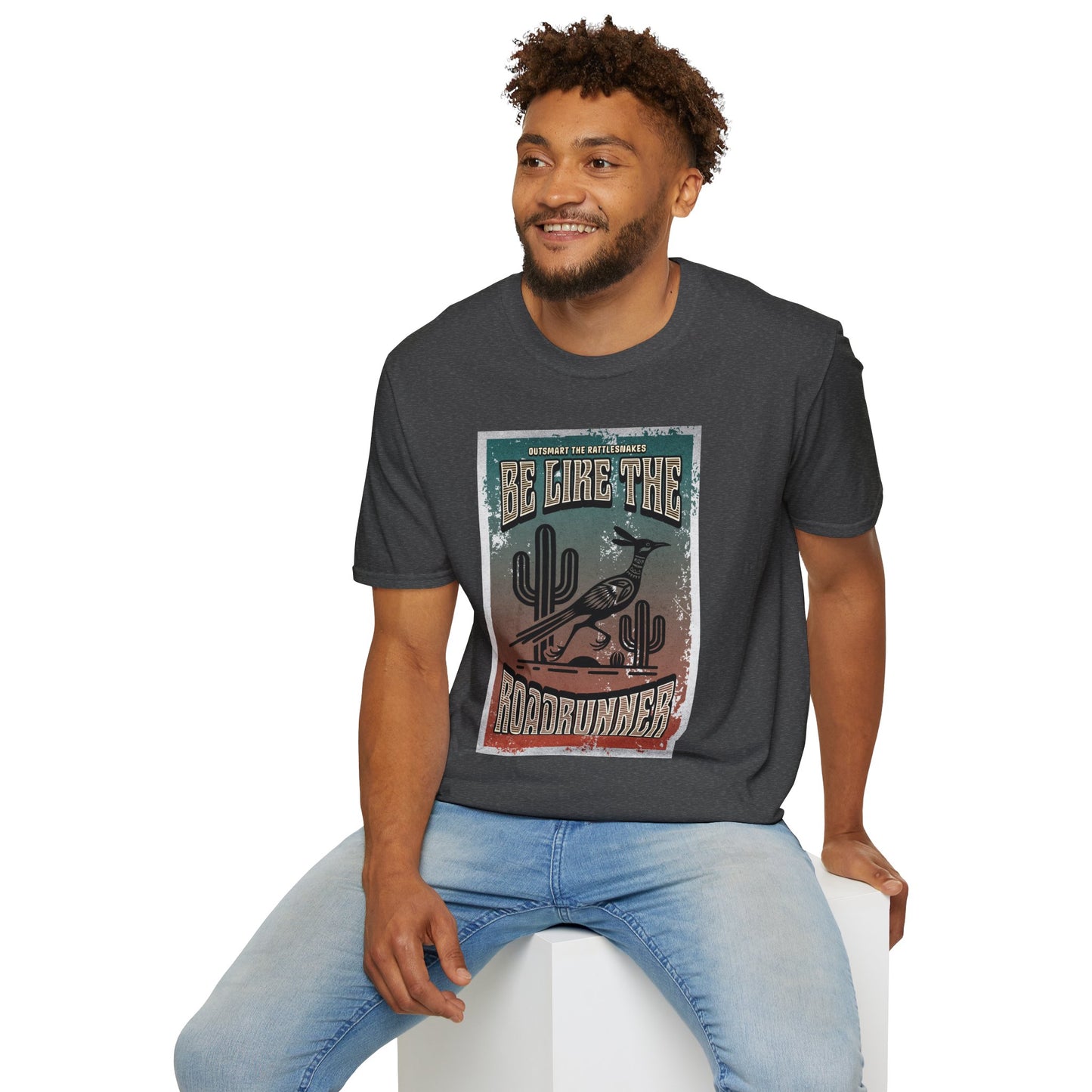 Unisex Softstyle T-Shirt with Retro Roadrunner Design - Perfect for Casual Wear, Gift for Bird Lovers, Vintage Style Tee, Fun Road [...]