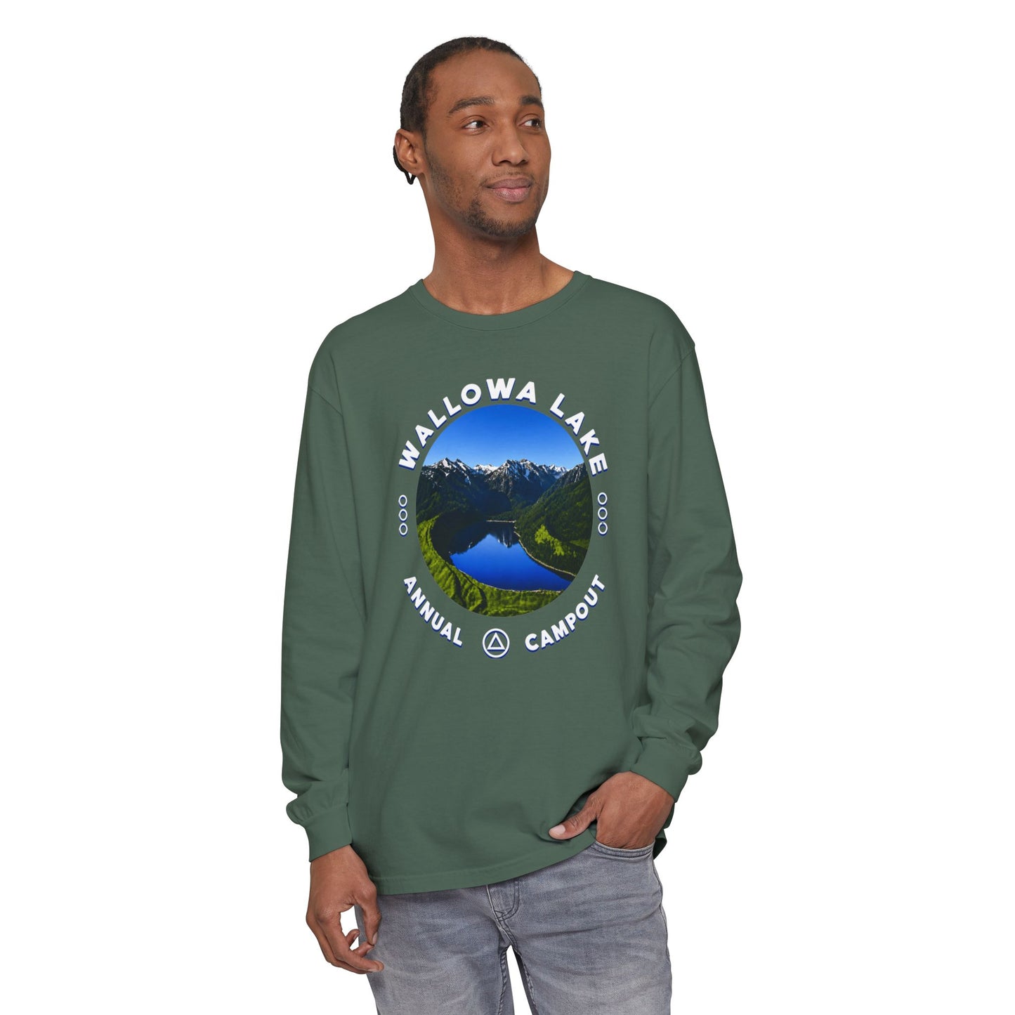 Customizable Lake Annual Campout Long Sleeve Tee | Camping Shirt, Outdoor Apparel, Nature Lover Gift, Unisex T-Shirt, Summer Camp Collectible