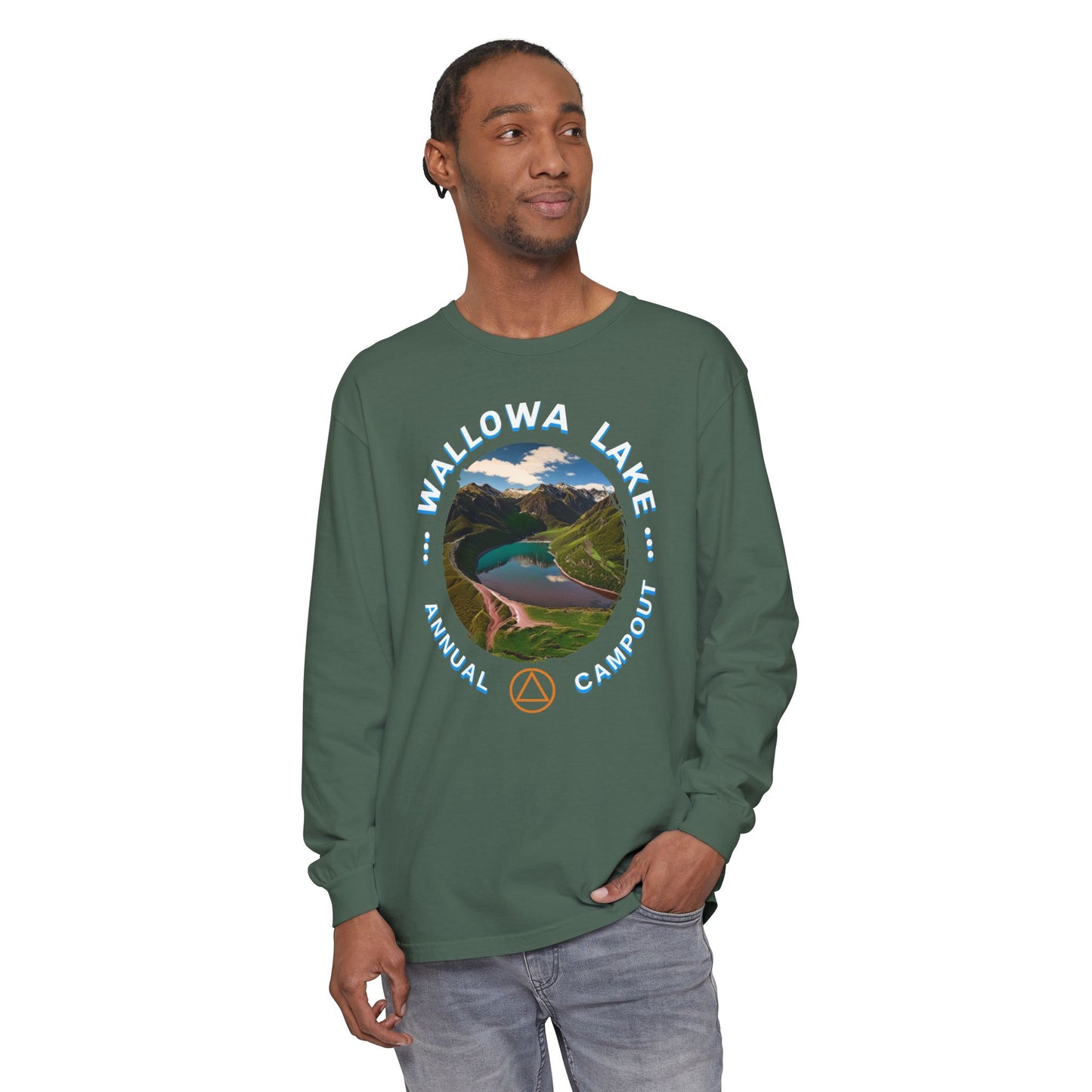 Customizable Lake Annual Campout Long Sleeve Tee | Camping Shirt, Outdoor Apparel, Nature Lover Gift, Unisex T-Shirt, Summer Camp Collectible