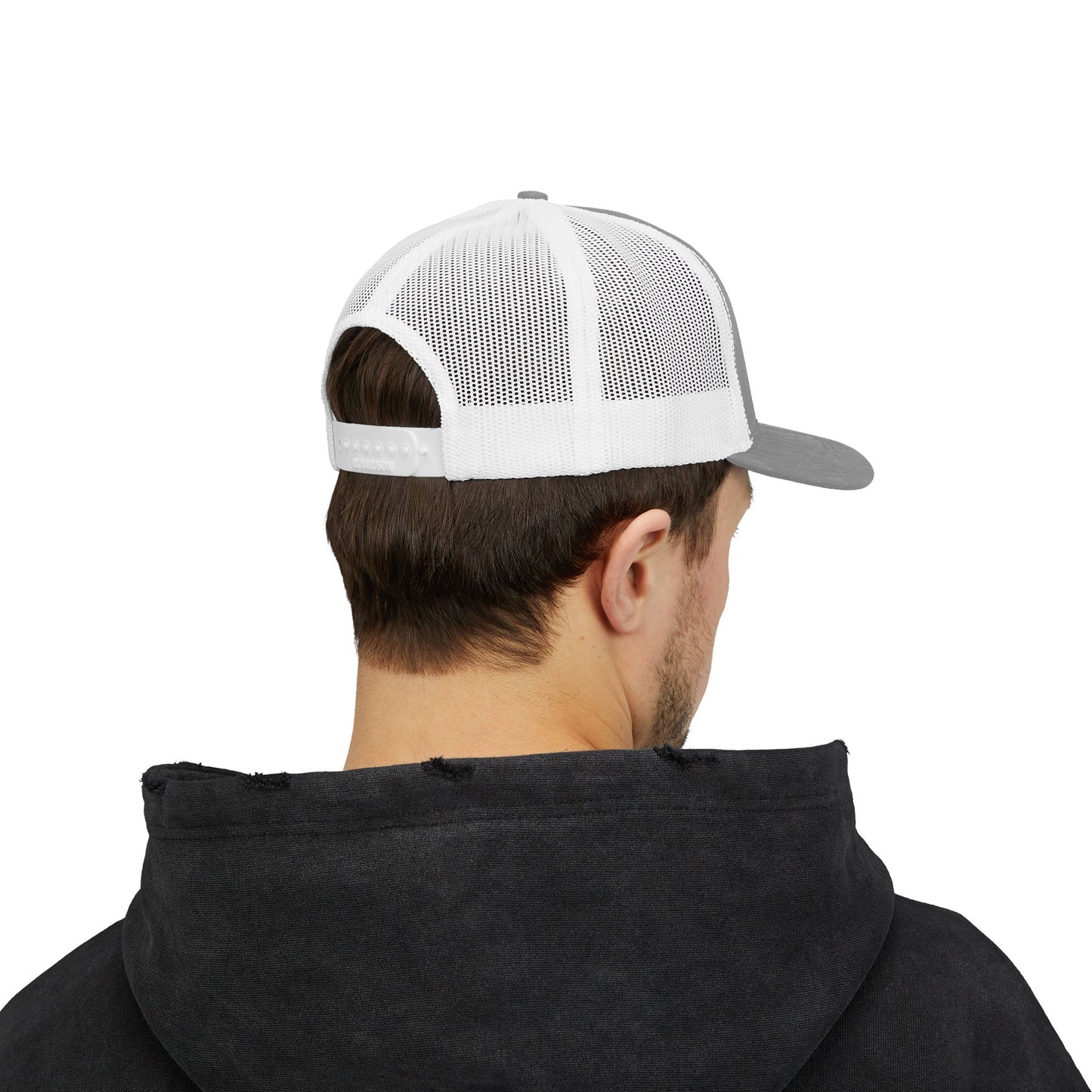 Pink Flamingo Patch Trucker Cap