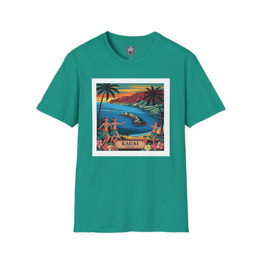 Kauai Hula Dancers Unisex Softstyle T-Shirt