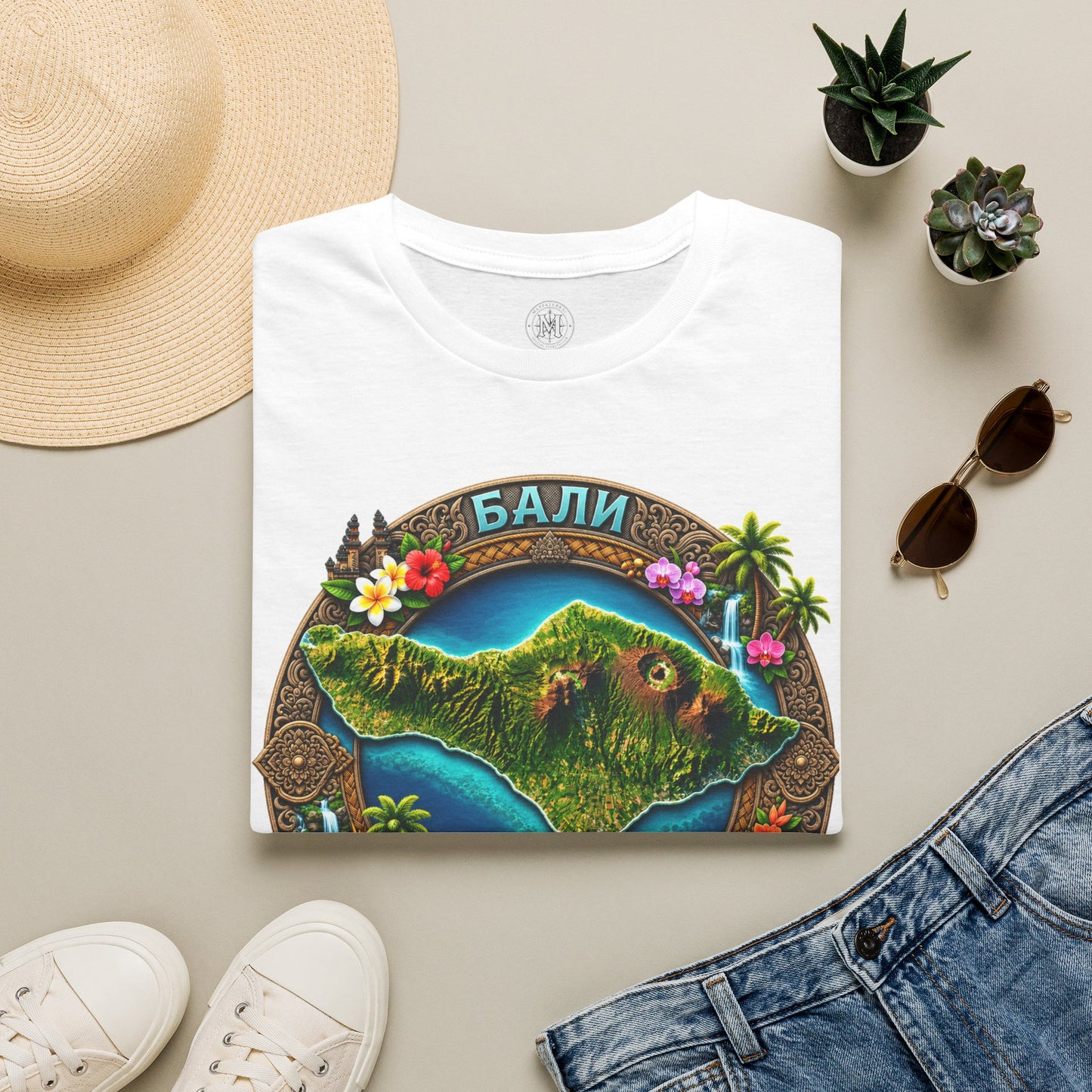 Bali Island Map Family Safari T‑Shirt — Tropical Vacation Souvenir Shirt (БАЛИ)
