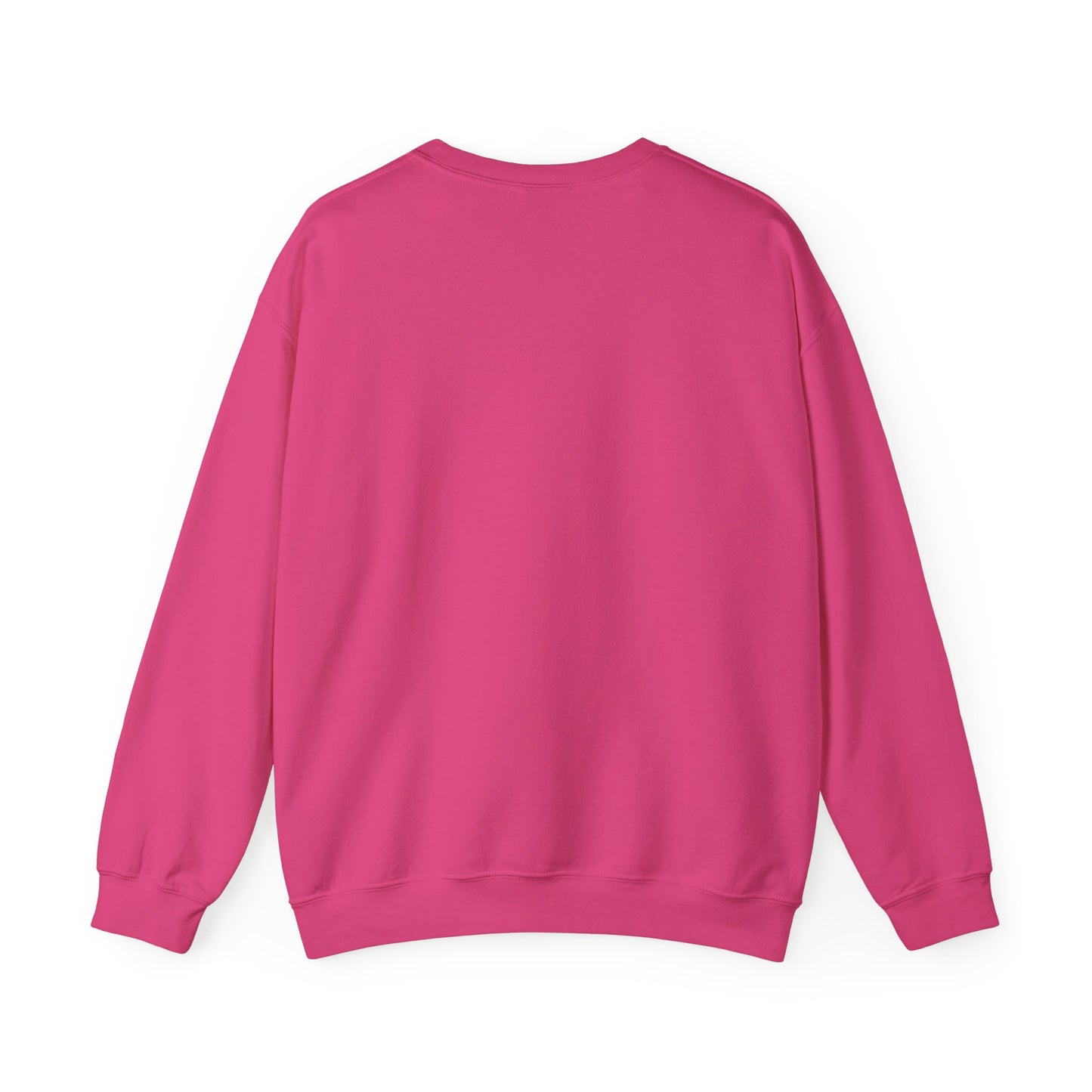 Unisex Great White Shark Tribal Style Crewneck Sweatshirt - Fun and Casual Design for Your Shark Lovers Hot Pink
