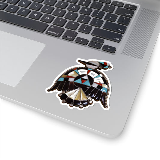 Thunderbird Sticker - Tribal Decor, Thunderbird Lover Gift, Laptop Stickers, Phone Sticker, Dive Gear Sticker, Waterproof Art, Laptop Decor