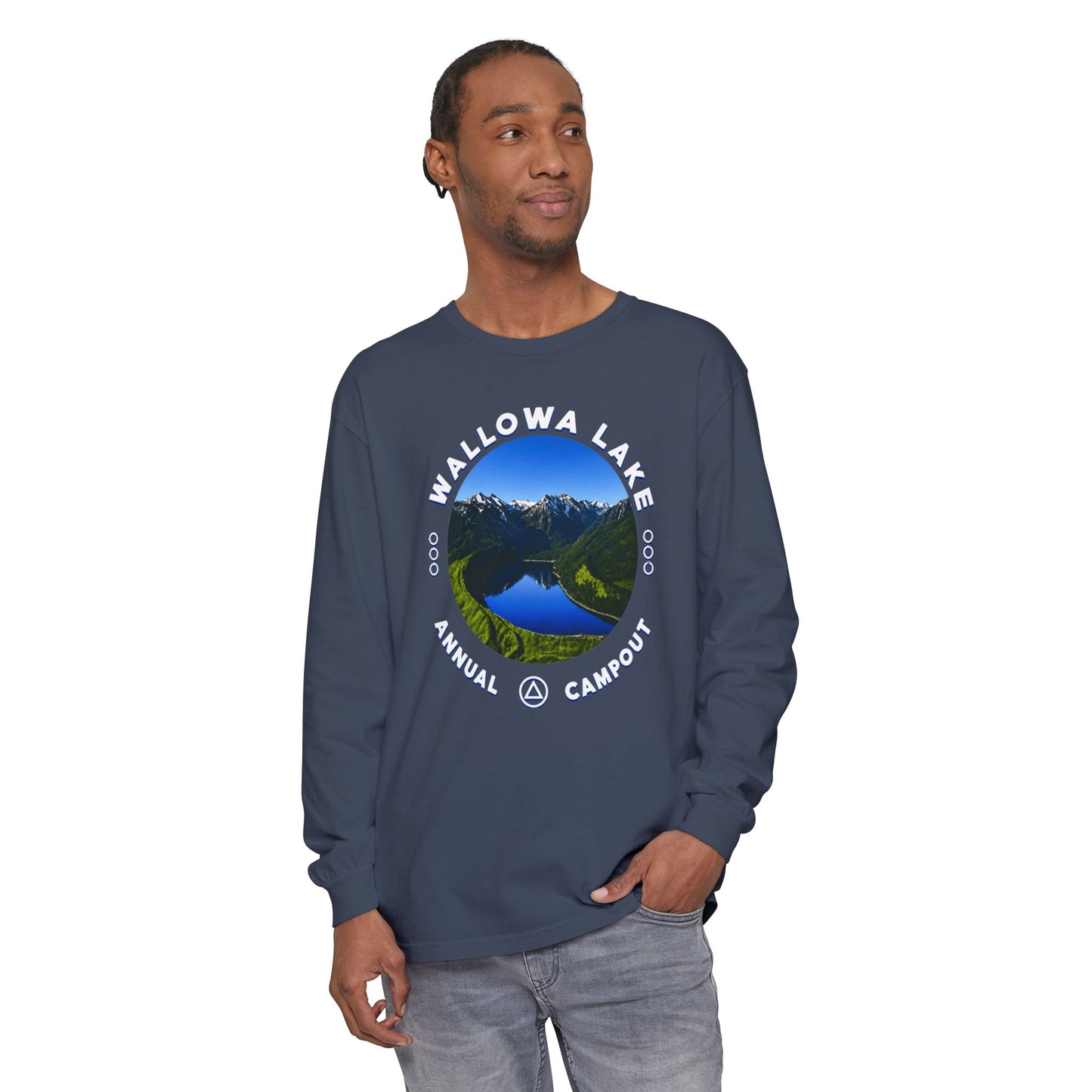 Customizable Lake Annual Campout Long Sleeve Tee | Camping Shirt, Outdoor Apparel, Nature Lover Gift, Unisex T-Shirt, Summer Camp Collectible