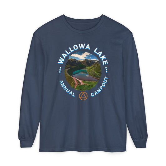 Customizable Lake Annual Campout Long Sleeve Tee | Camping Shirt, Outdoor Apparel, Nature Lover Gift, Unisex T-Shirt, Summer Camp Collectible