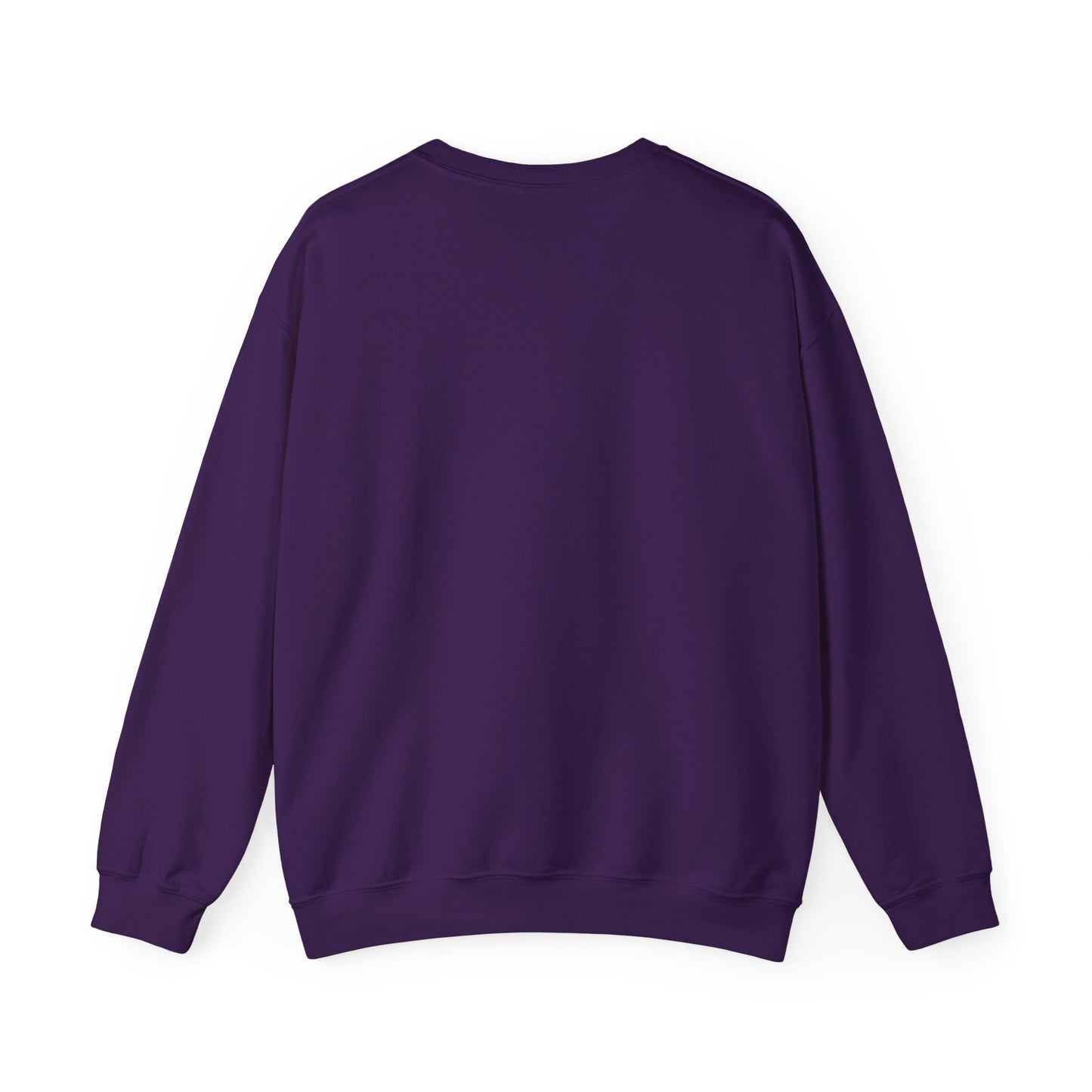 Unisex Crewneck Sweatshirt - Not My Circus Not My Monkeys Fun Design in Royal Purple